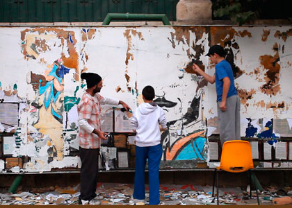 שיח גלריה עם האמנים גיא ברילר ויובל יאירי מקבוצת מוסללה והרשות העצמית